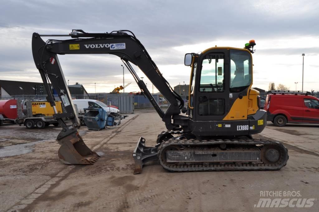Volvo ECR 88 D Midigraafmachines 7t - 12t