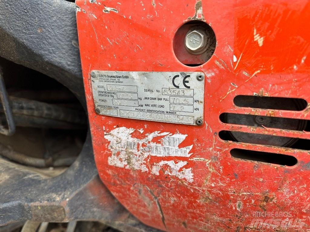 Kubota KX 048-4 Minigraafmachines < 7t