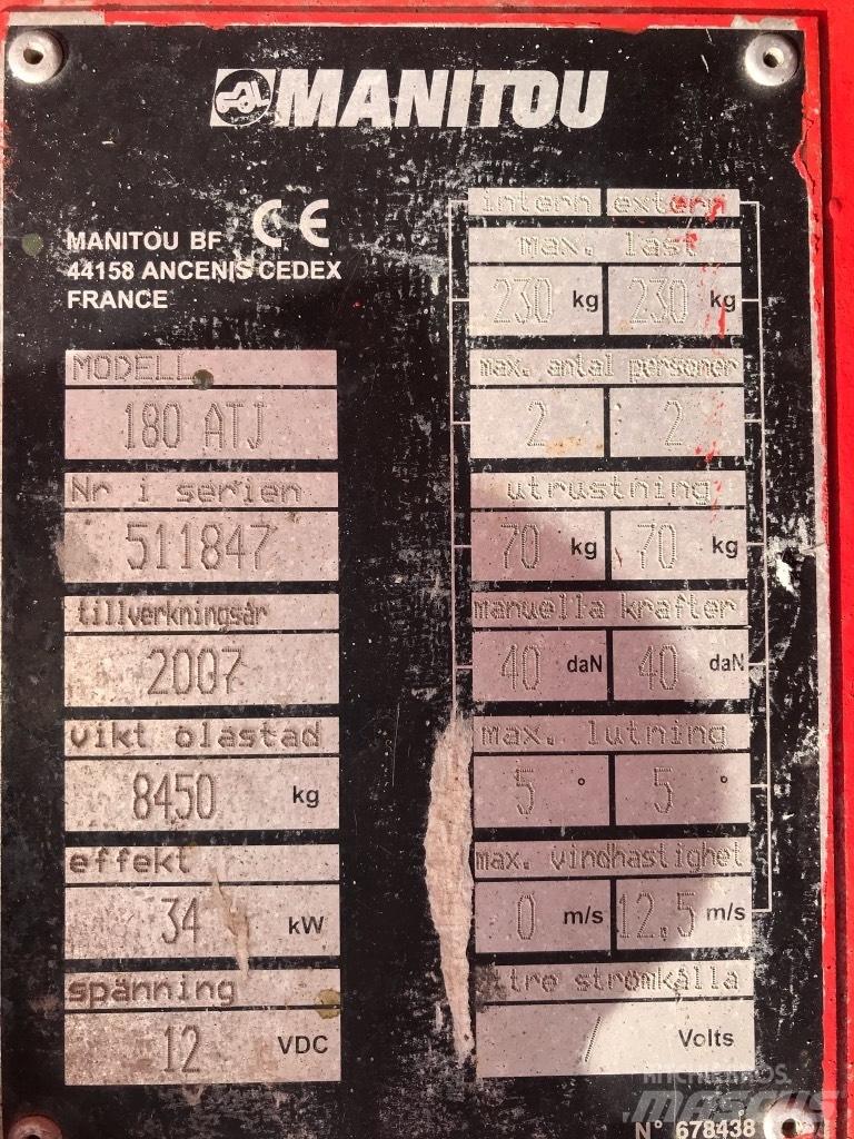 Manitou 180 ATJ Knikarmhoogwerkers