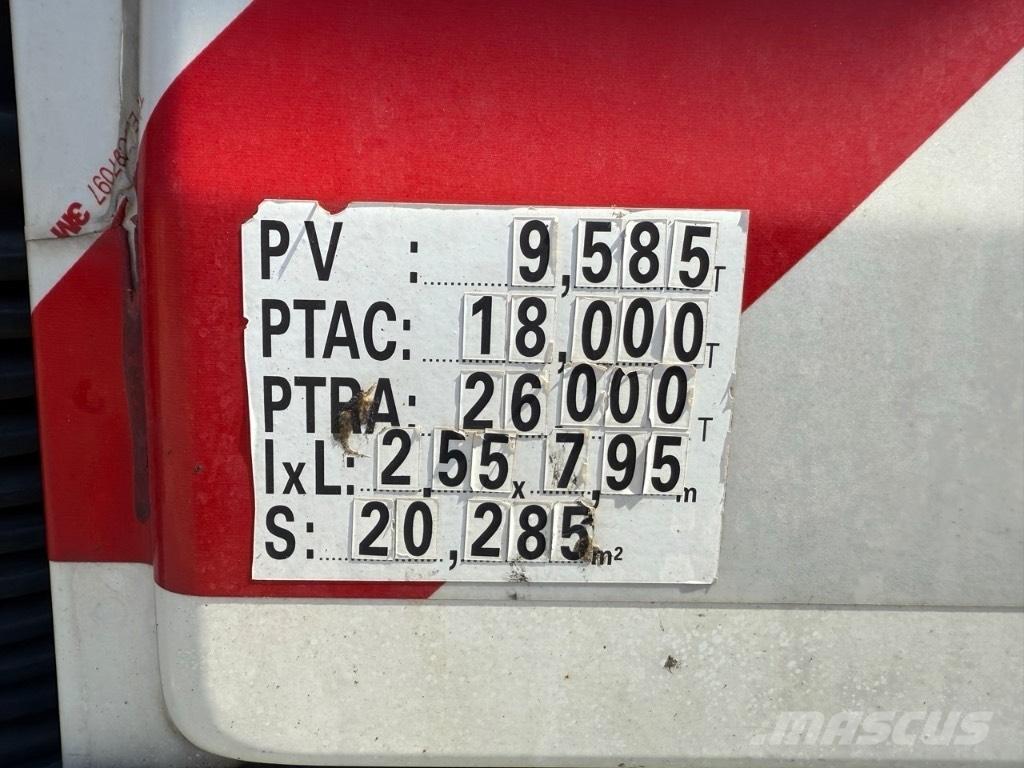 MAN TGM 18.250 Vlakke laadvloer met kraan