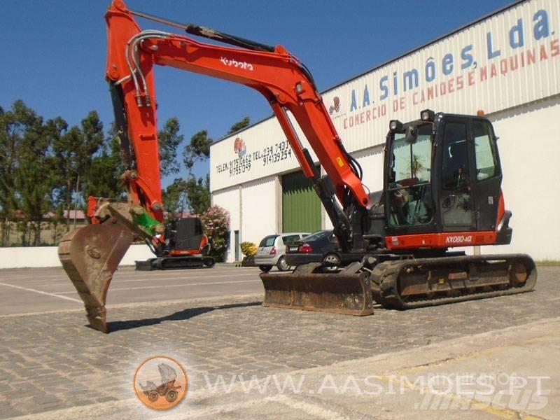 Kubota KX 080-4 Midigraafmachines 7t - 12t