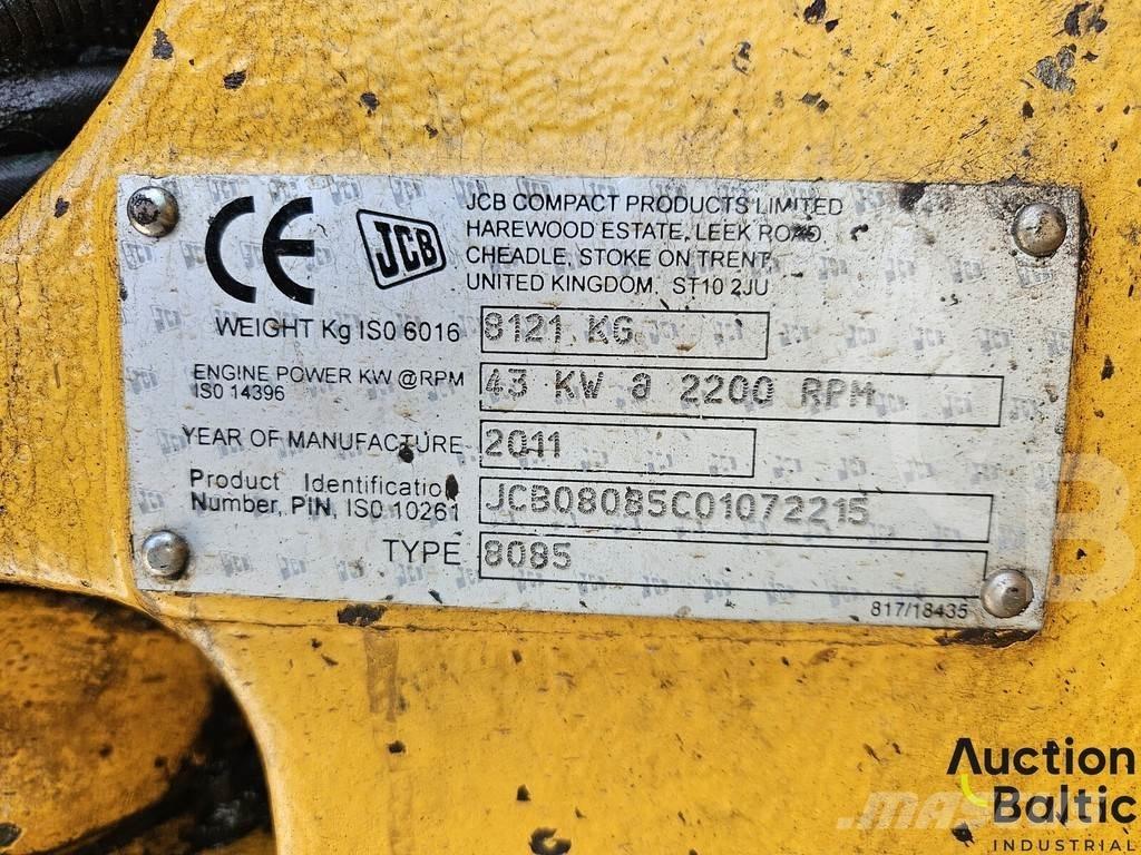 JCB 8085 Midigraafmachines 7t - 12t