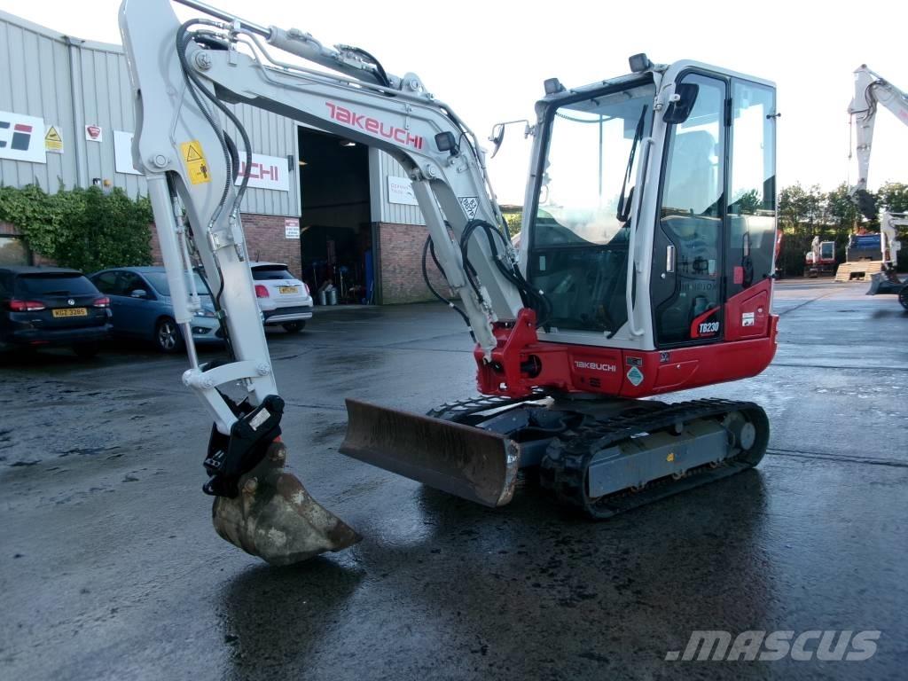 Takeuchi TB 230 Minigraafmachines < 7t