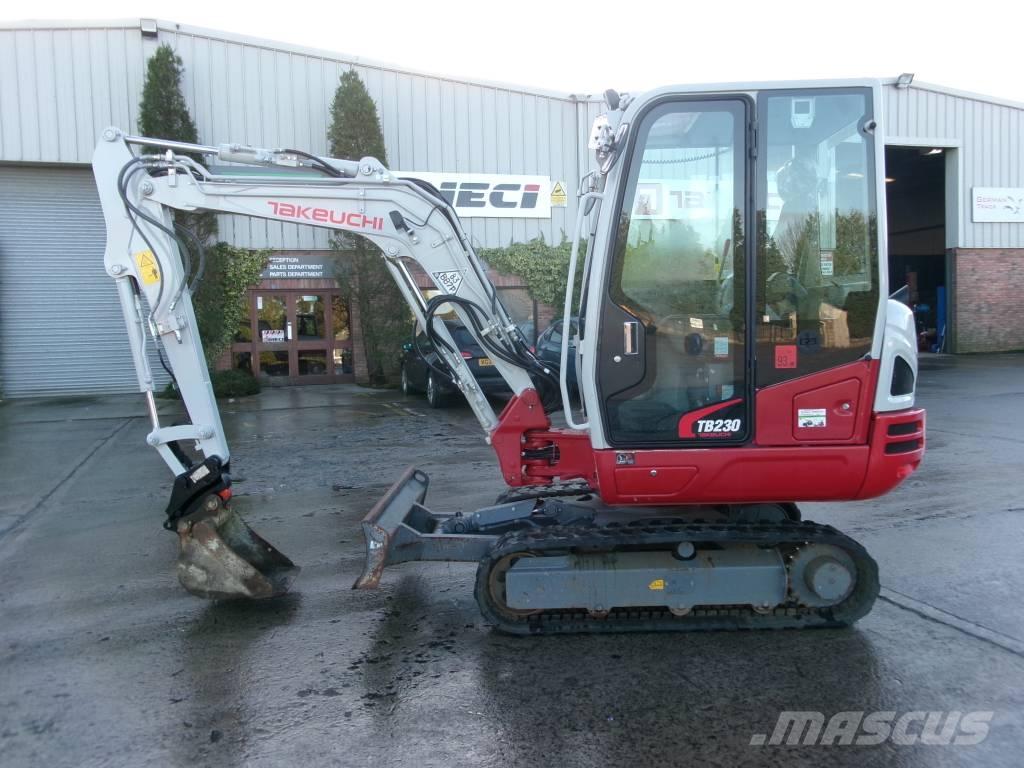 Takeuchi TB 230 Minigraafmachines < 7t