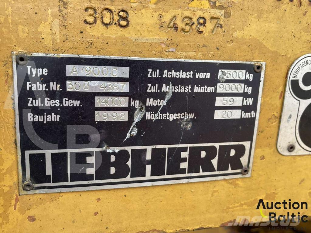 Liebherr A 900 C Wielgraafmachines