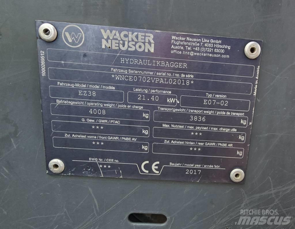 Wacker Neuson EZ 38 Minigraafmachines < 7t