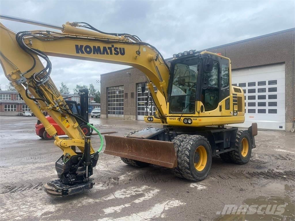 Komatsu PW148-10 Wielgraafmachines