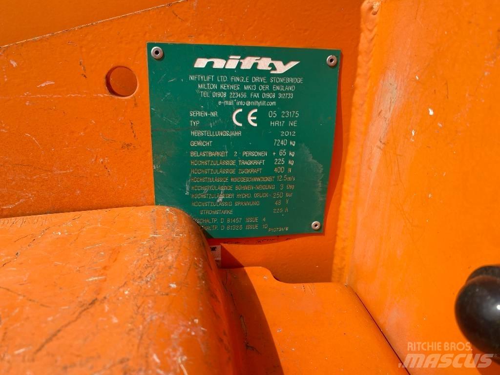 Niftylift HR 17NE Knikarmhoogwerkers