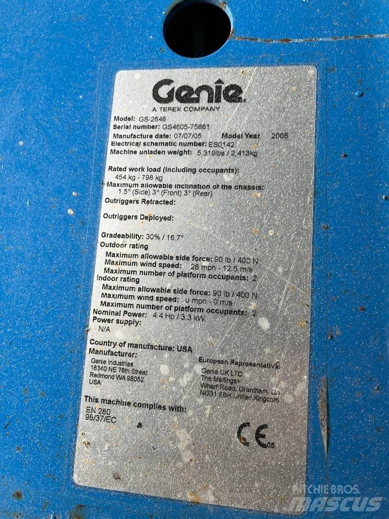 Genie GS 2646 Schaarhoogwerkers