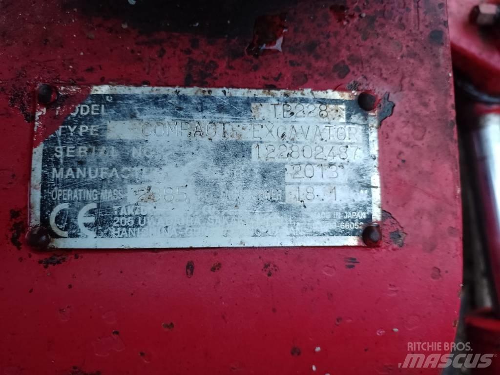 Takeuchi TB228 Minigraafmachines < 7t