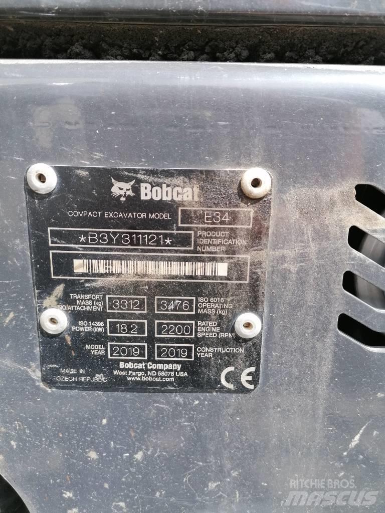 Bobcat E34 Minigraafmachines < 7t
