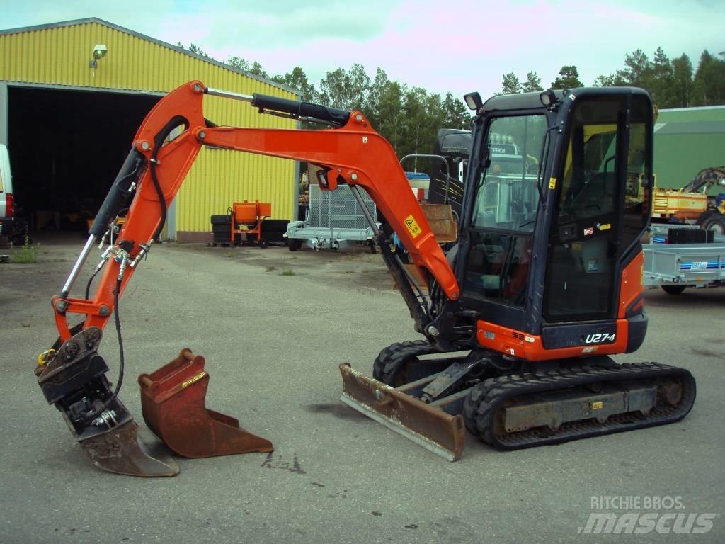 Kubota U 27-4 Minigraafmachines < 7t