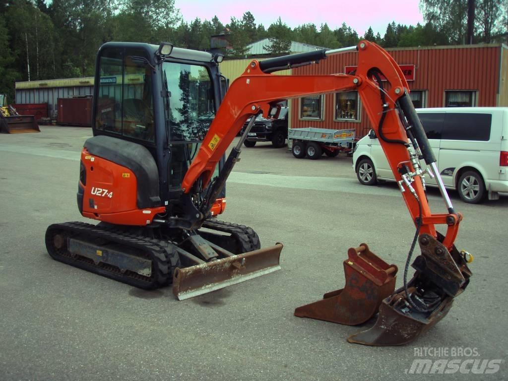 Kubota U 27-4 Minigraafmachines < 7t