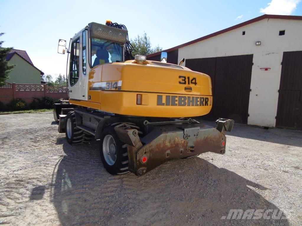 Liebherr A314 Wielgraafmachines