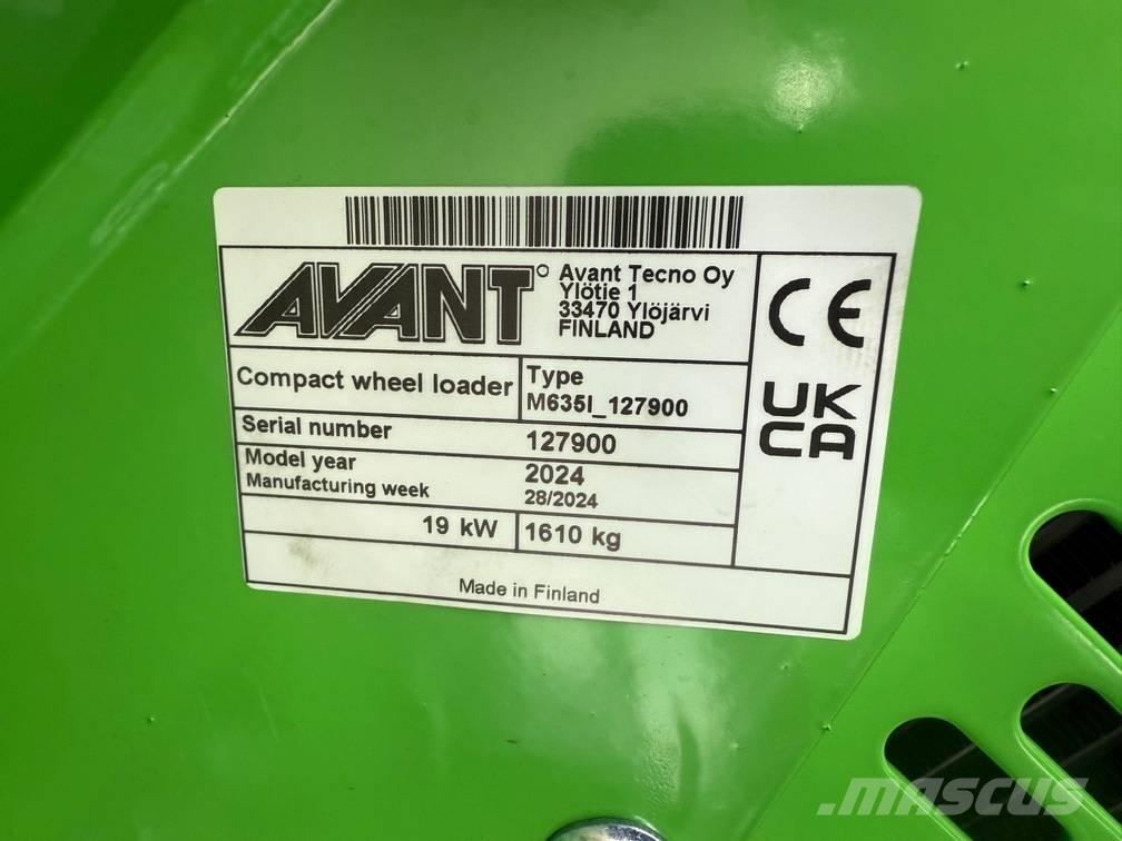 Avant 635 Knik- en schrankladers