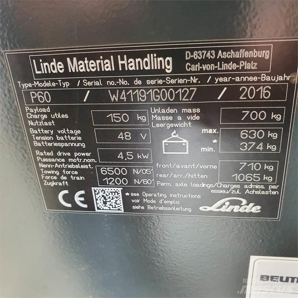 Linde P60 Electro trekker