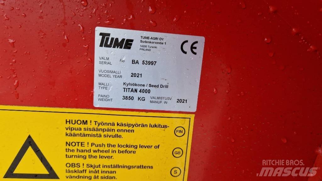 Tume Titan 4000 Zaaicombinaties