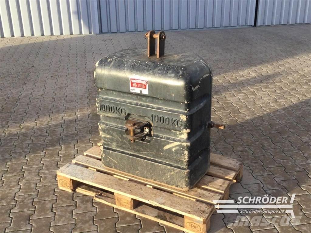  1000 KG Overige accessoires voor tractoren