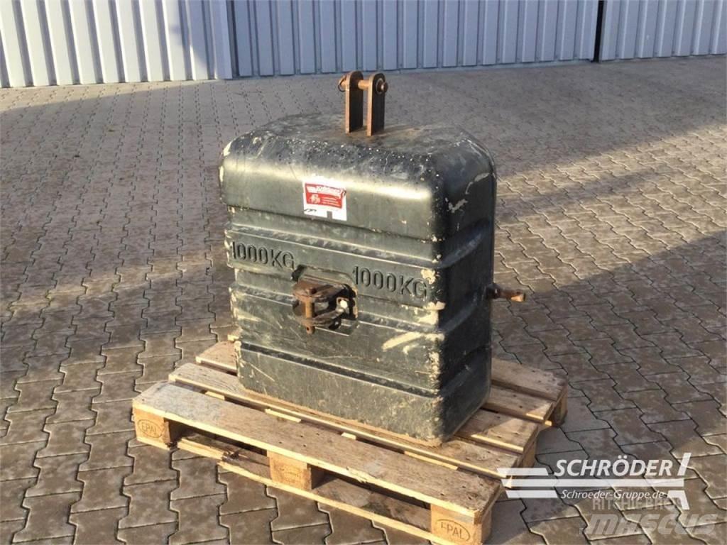  1000 KG Overige accessoires voor tractoren