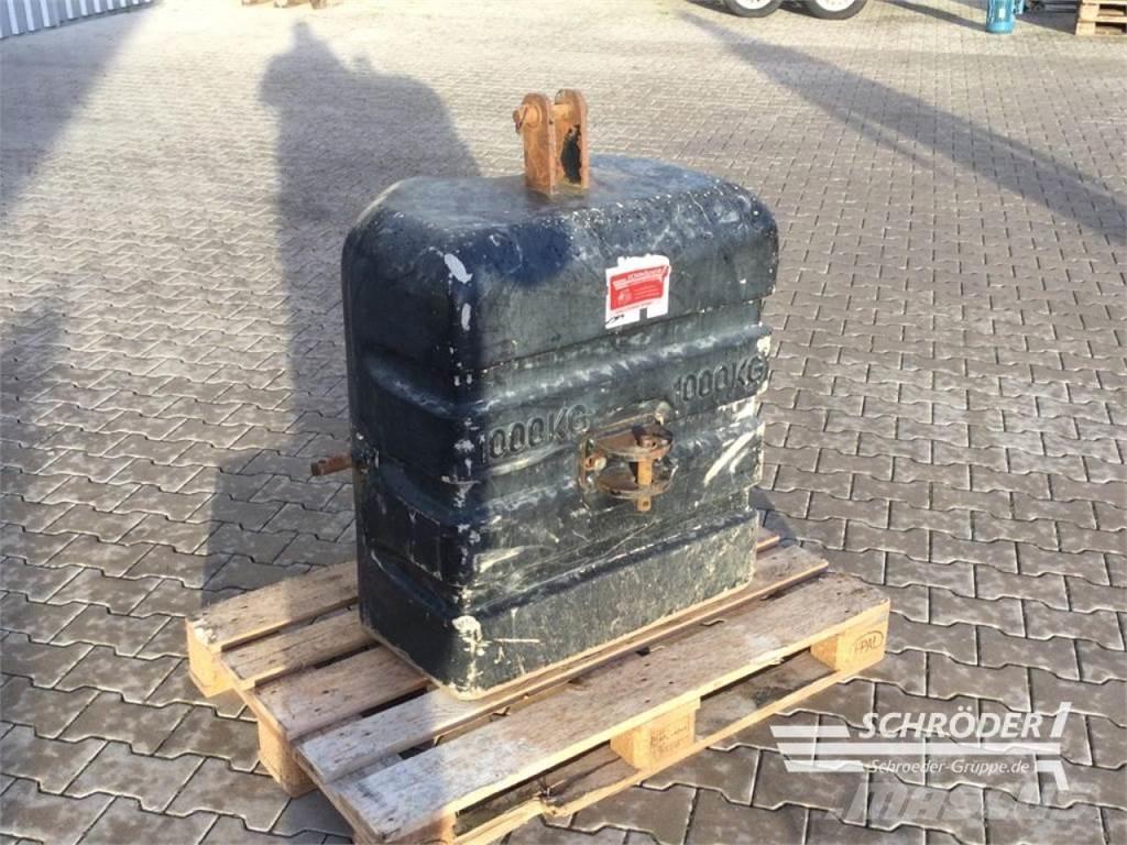  1000 KG Overige accessoires voor tractoren