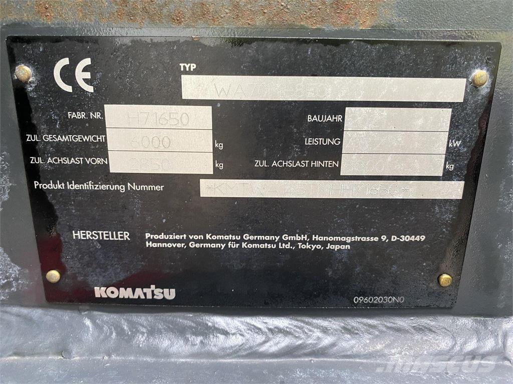 Komatsu WA70M-8EO Knik- en schrankladers