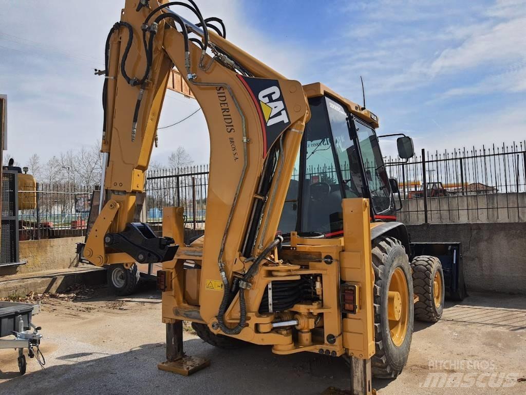 CAT 442 D 4x4 Graaf-laadcombinaties