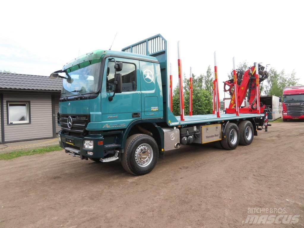 Mercedes-Benz 6X4 Hout-Bakwagens