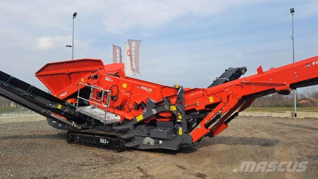 Terex Finlay 863 Mobiele zeefinstallaties