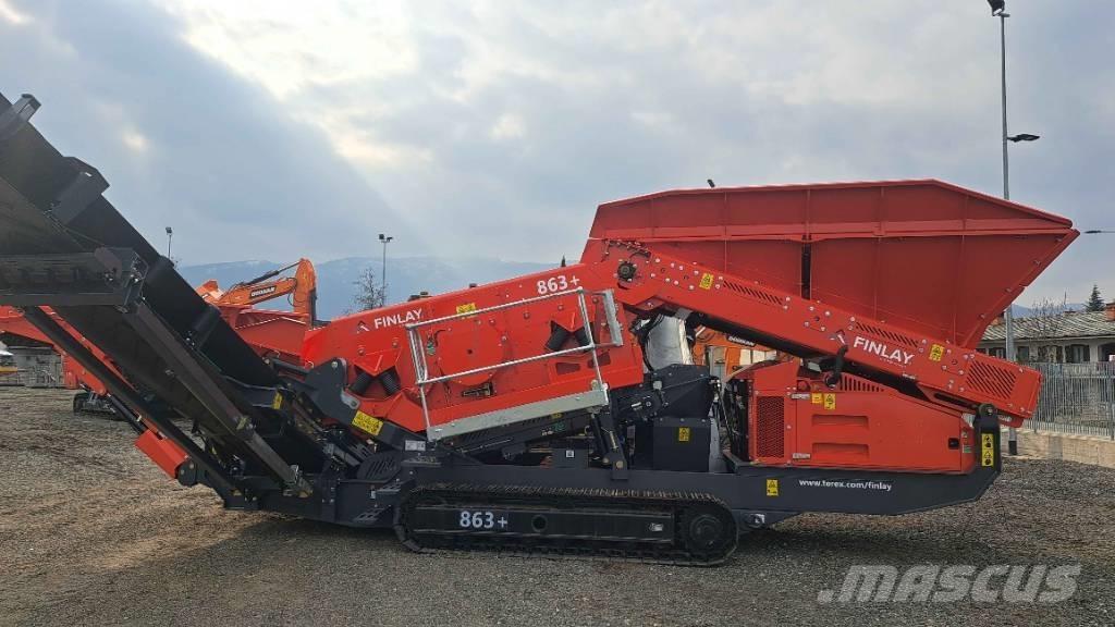Terex Finlay 863 Mobiele zeefinstallaties