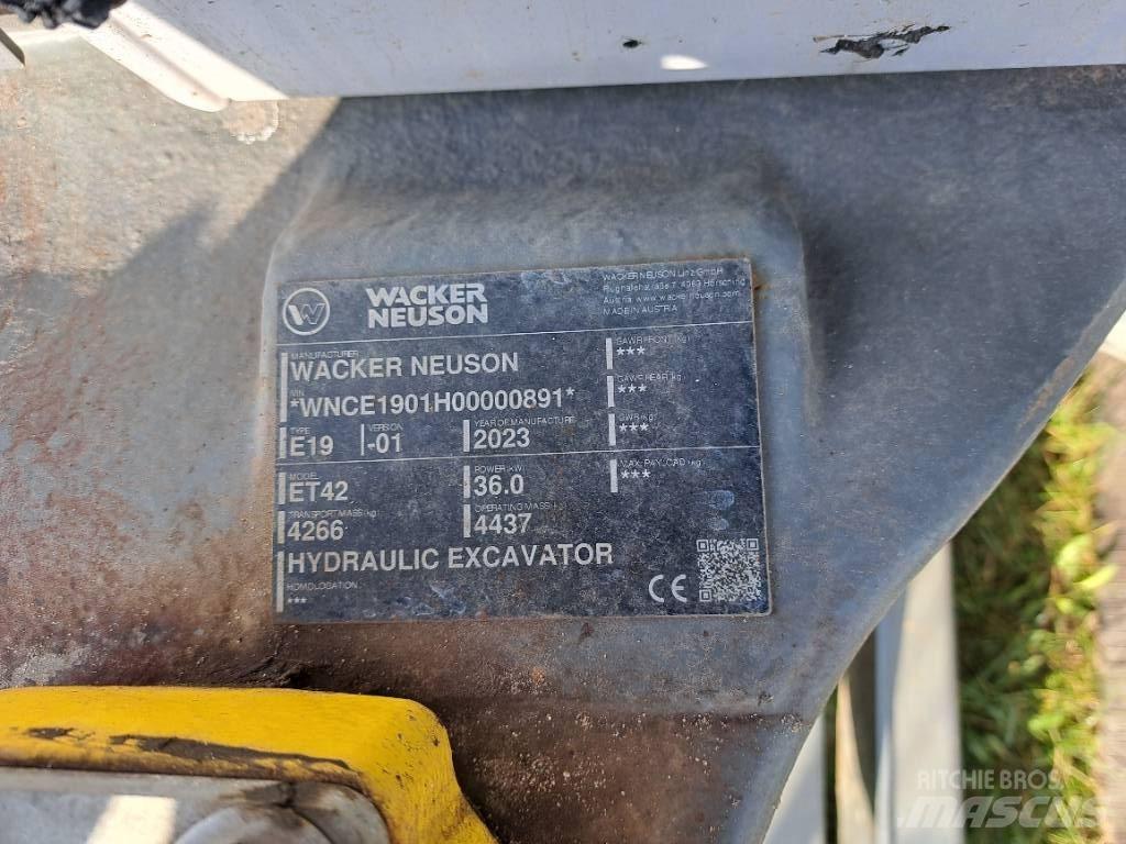 Wacker Neuson ET42 Rupsgraafmachines