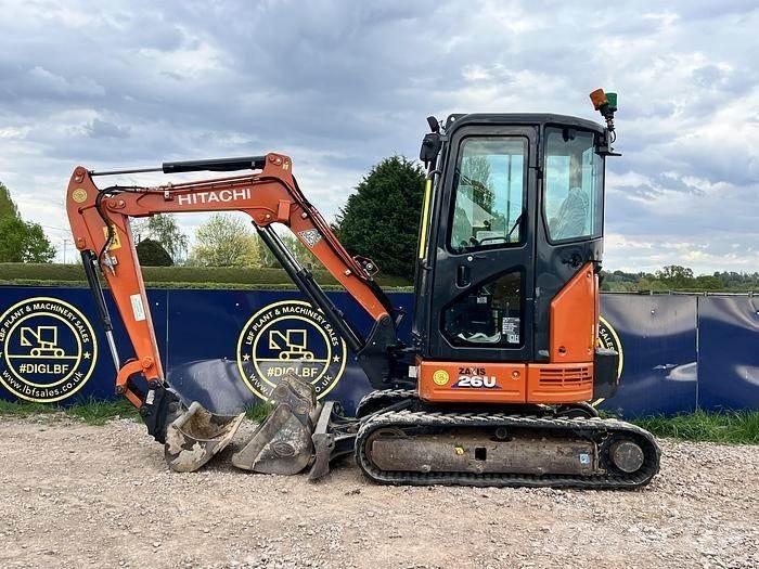 Hitachi ZX26U Speciale Graafmachines