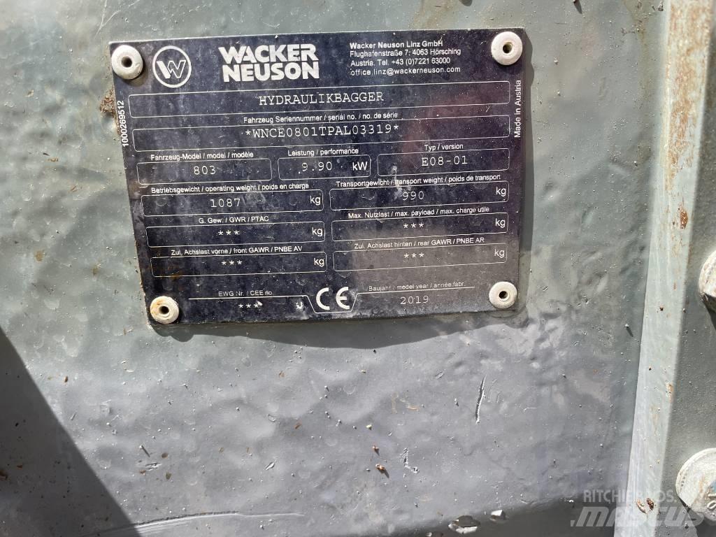 Wacker Neuson 803 Minigraafmachines < 7t
