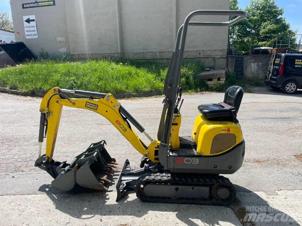 Wacker Neuson 803 Minigraafmachines < 7t