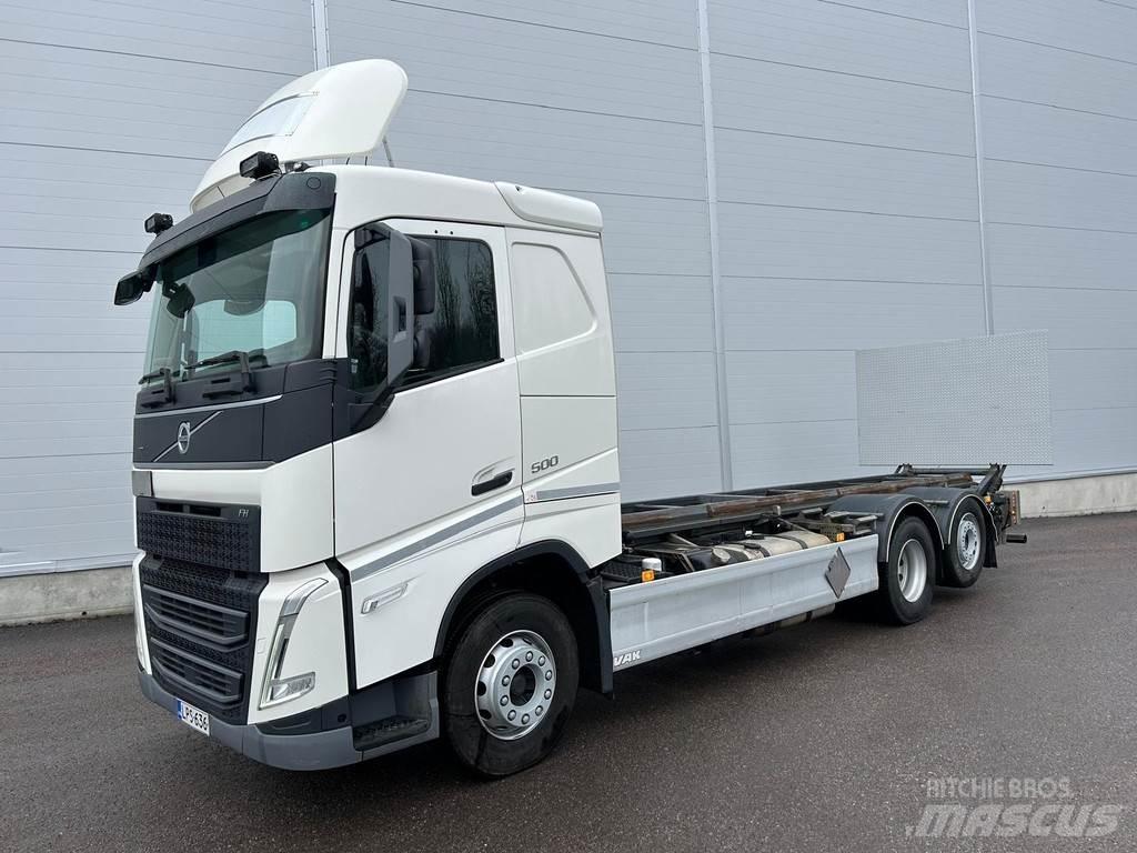 Volvo FH Containertrucks met kabelsysteem