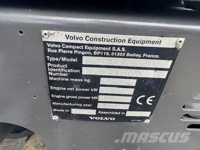 Volvo ECR50F Minigraafmachines < 7t