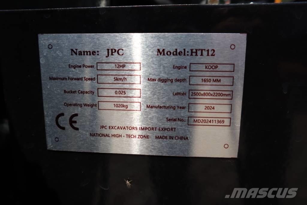 JPC HT12 Minigraafmachines < 7t