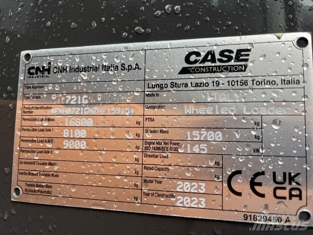 CASE 721 G Wielladers