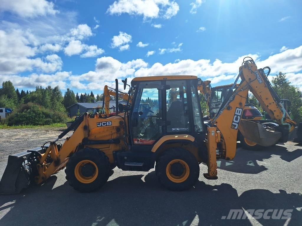 JCB 3 CXE Compact Graaf-laadcombinaties