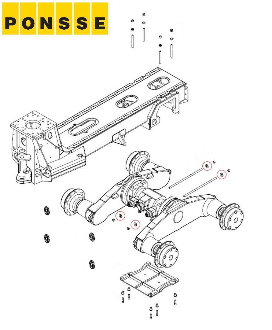 Ponsse 0062632 Chassis en ophanging