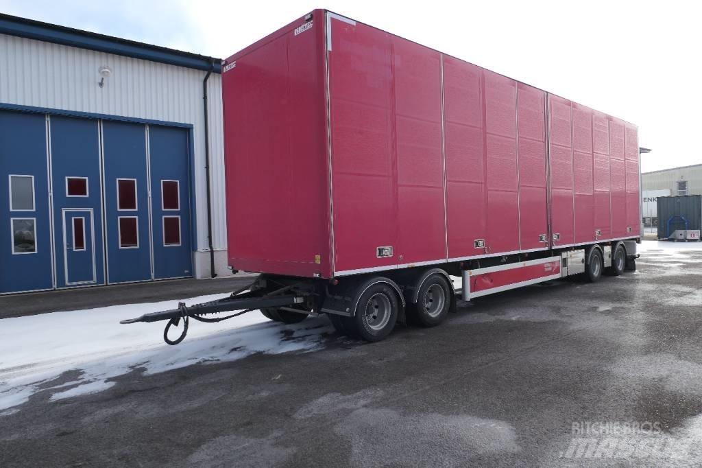 Limetec VPU 438 Gesloten opbouw trailers