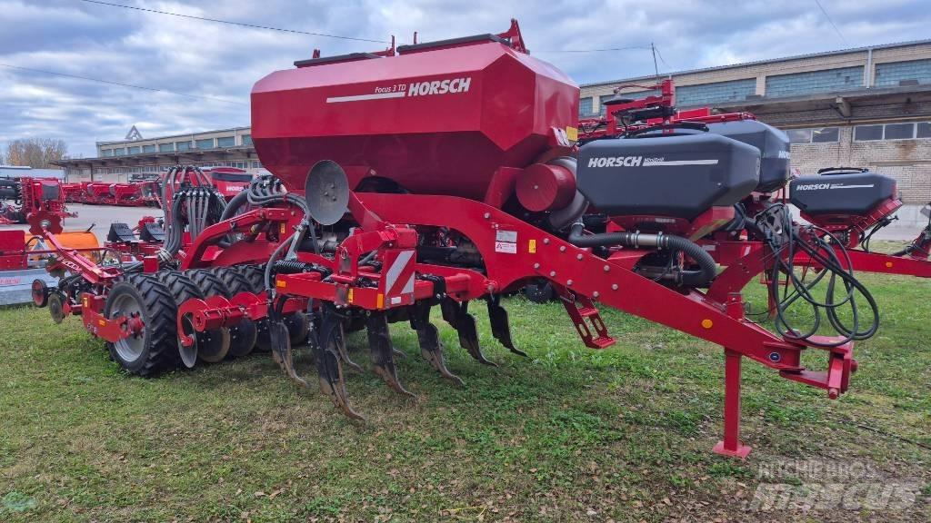 Horsch Focus 3 TD Zaaicombinaties