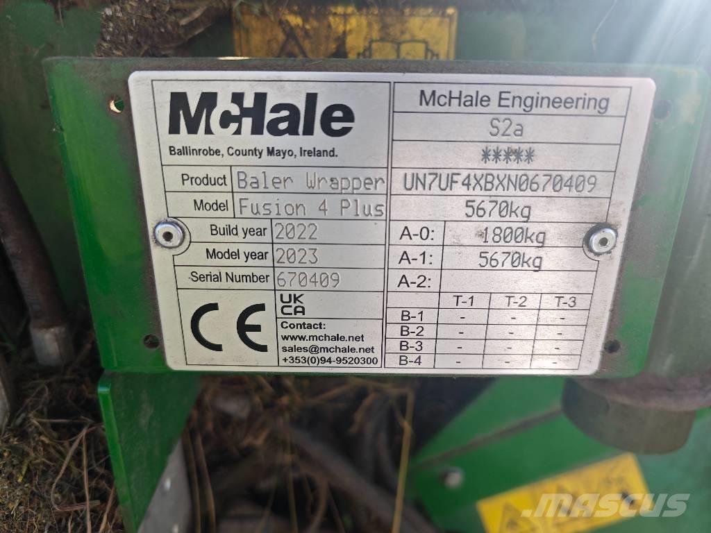 McHale Fusion 4 Plus Ronde-balenpersen