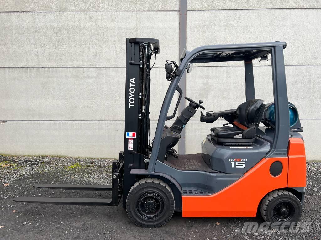 Toyota 02-8 FGF 15 LPG heftrucks