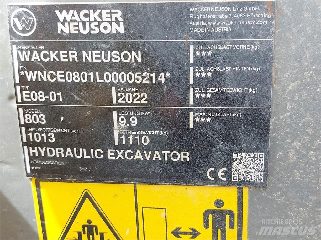Wacker Neuson 803 Rupsgraafmachines