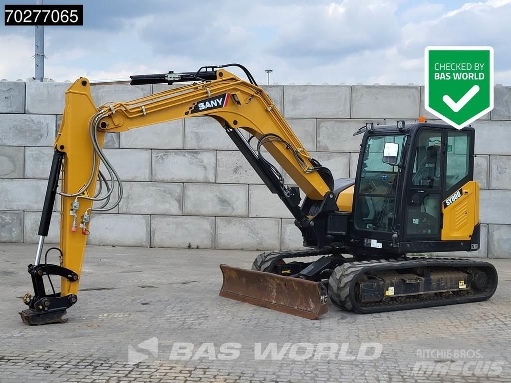Sany SY80U Minigraafmachines < 7t