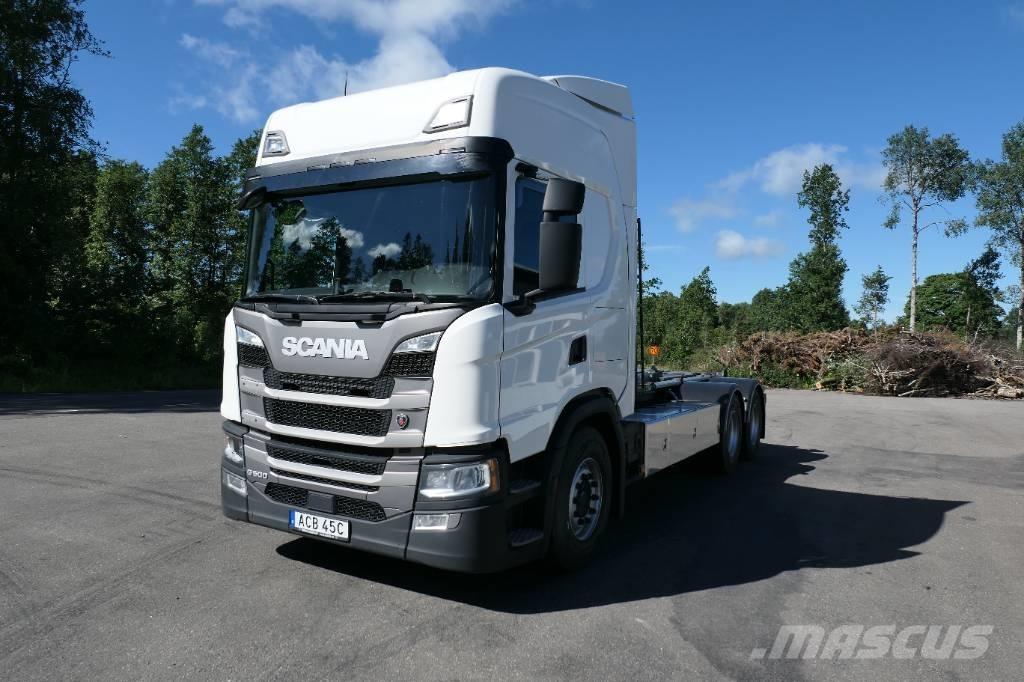 Scania G50B6x2NB Vrachtwagen met containersysteem