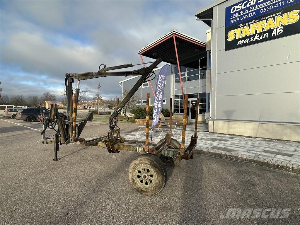  Enkelaxlad Vedkärra Bosbouwaanhangers