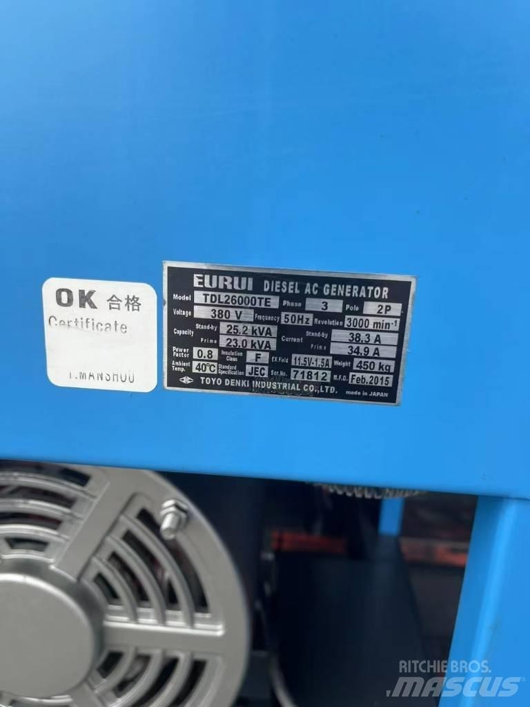 Yanmar 25KVA Diesel generatoren