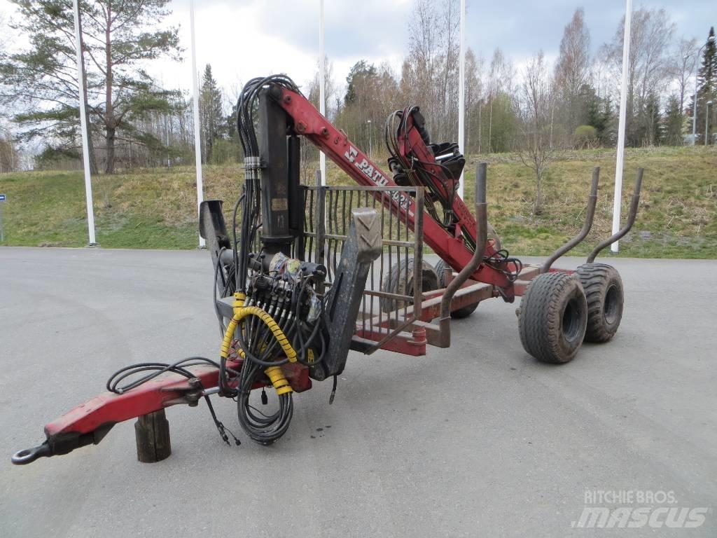 Patu 202T + 8 tn kärry Bosbouwaanhangers