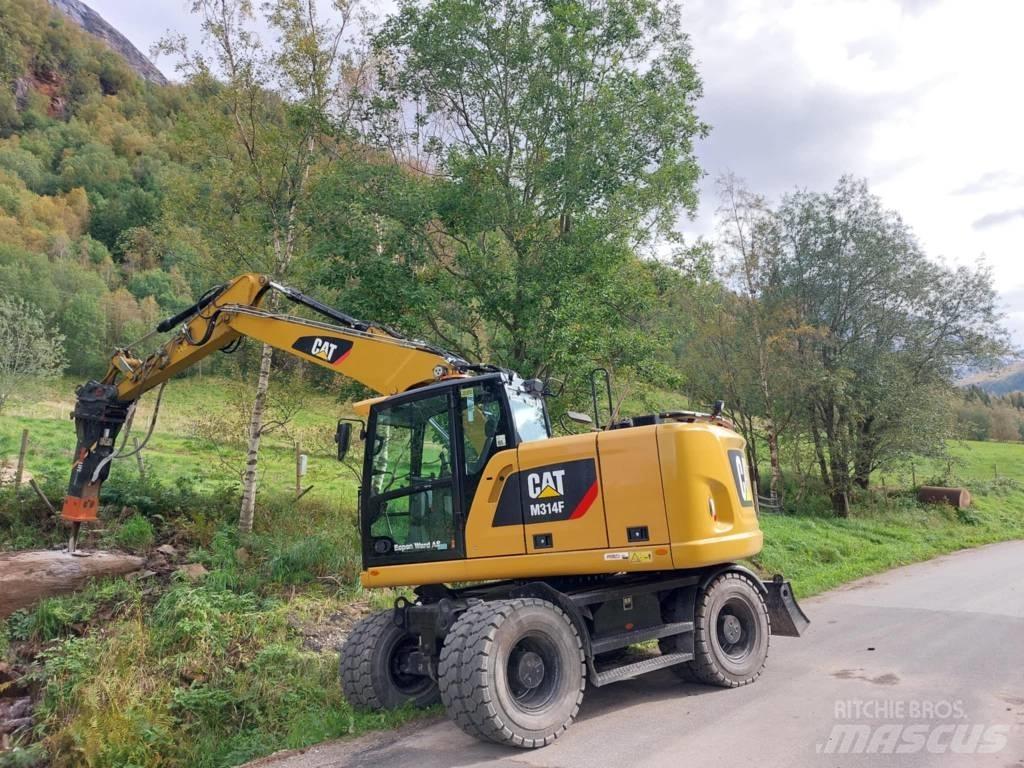 CAT M 314 F Wielgraafmachines
